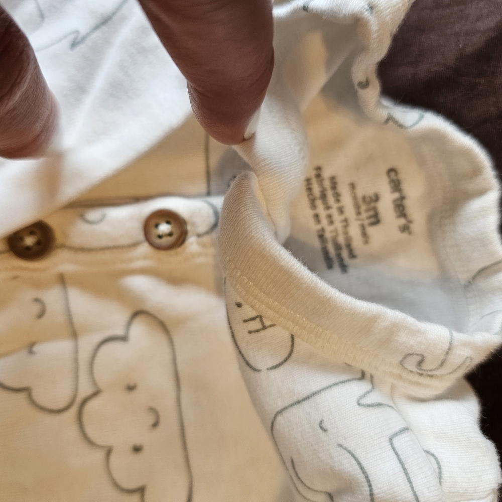 Lot Of 28 Baby Girl Clothing Carters Gerber Onesie Shirt Set 3 Month Button Zip - Picture 7 of 8